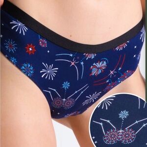 6️⃣3️⃣9️⃣ Shinesty Women's Fireworks Print Panties - Blue